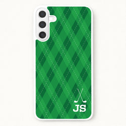Personalised Golf Pattern Phone Case for Galaxy A37