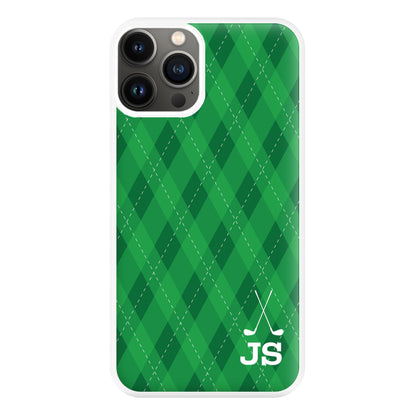 Personalised Golf Pattern Phone Case for iPhone 11 Pro Max