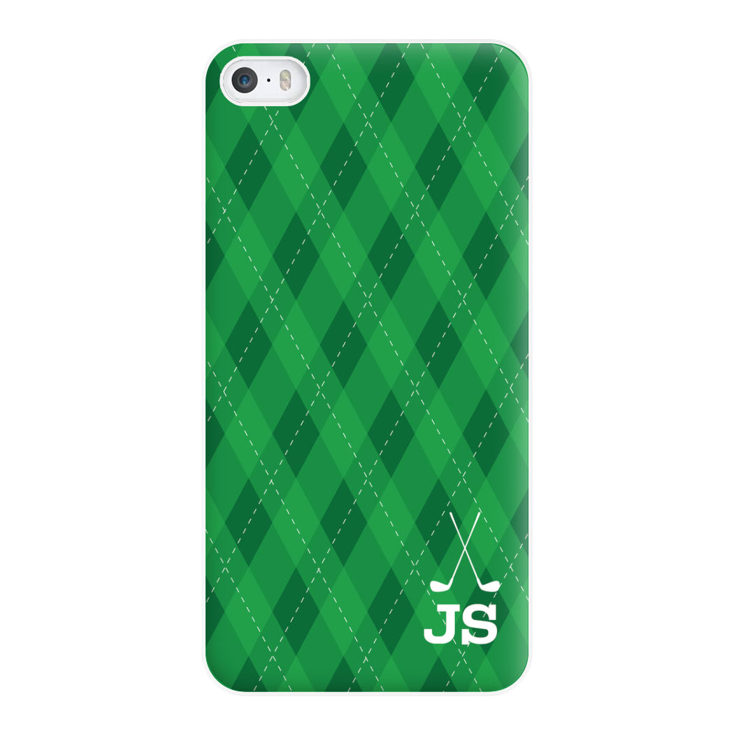 Personalised Golf Pattern Phone Case for iPhone 5 / 5s / SE 2016