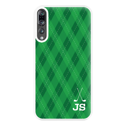 Personalised Golf Pattern Phone Case for Huawei P20 Pro