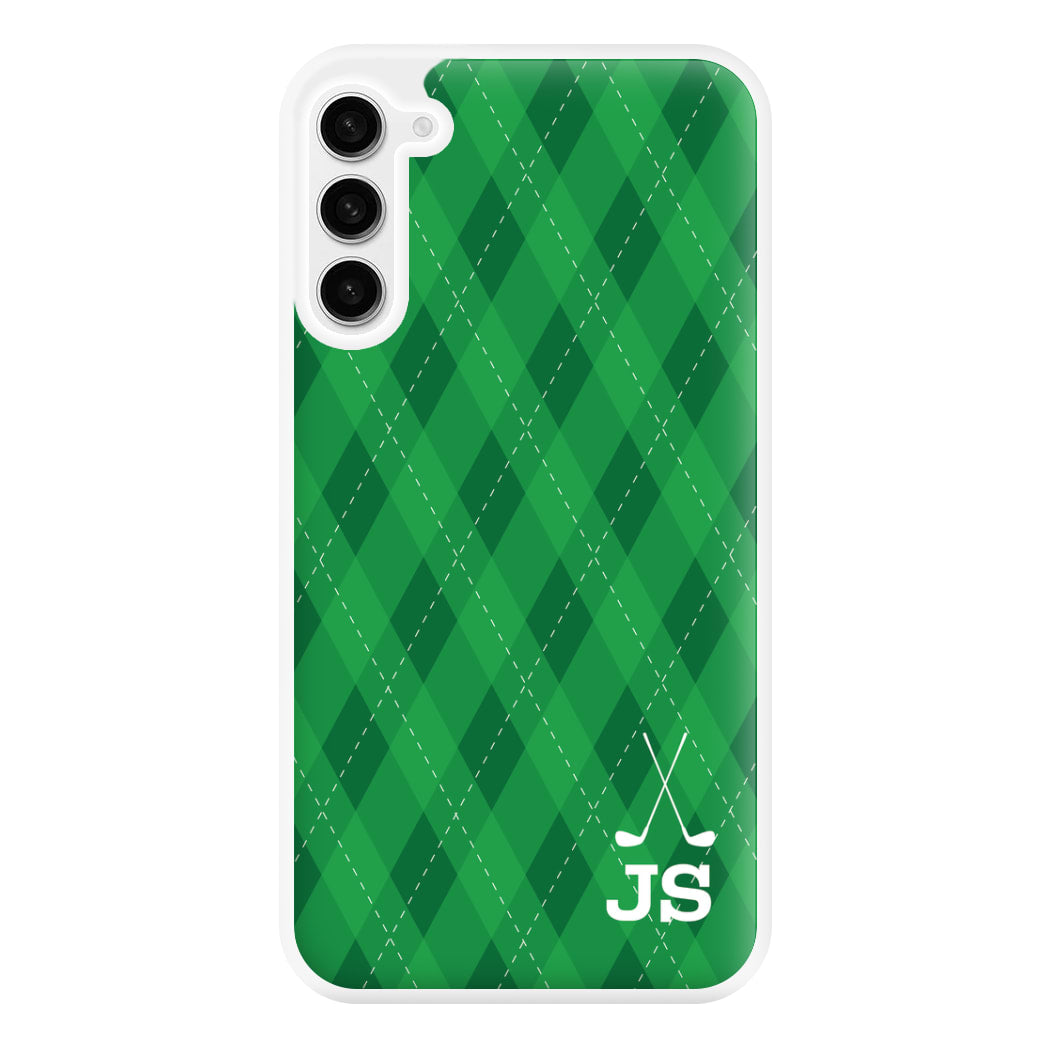 Personalised Golf Pattern Phone Case for Galaxy S23FE