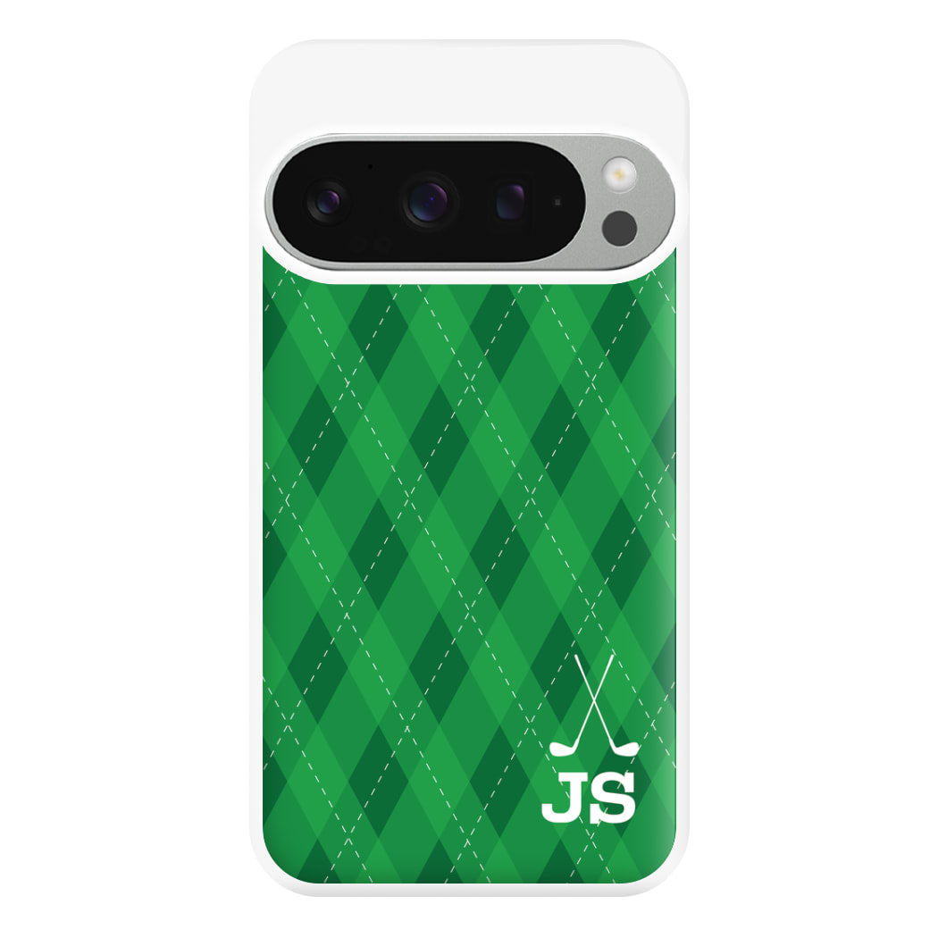 Personalised Golf Pattern Phone Case for Google Pixel 9 Pro XL