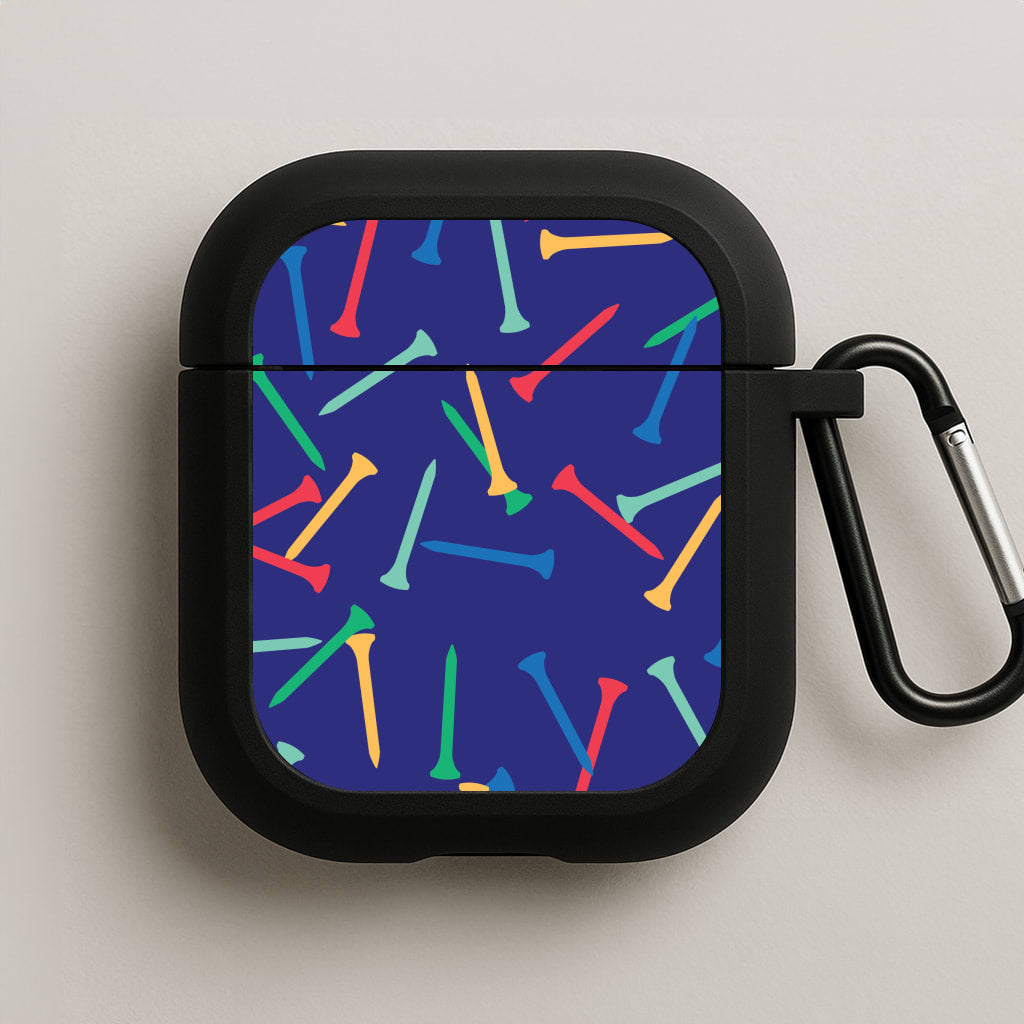 Golf Tees Pattern AirPods Case