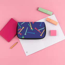 Golf Tees Pattern Pencil Case