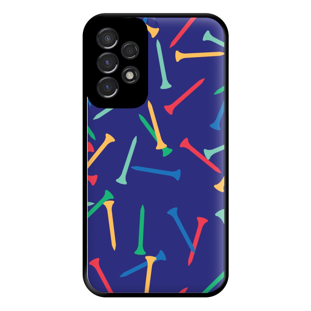 Golf Tees Pattern Phone Case for Galaxy A53