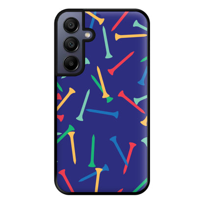 Golf Tees Pattern Phone Case for Galaxy A15