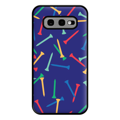 Golf Tees Pattern Phone Case for Galaxy S10e