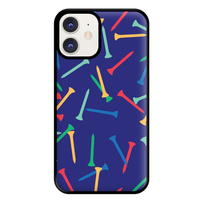 Golf Tees Pattern Phone Case for iPhone 12 / 12 Pro