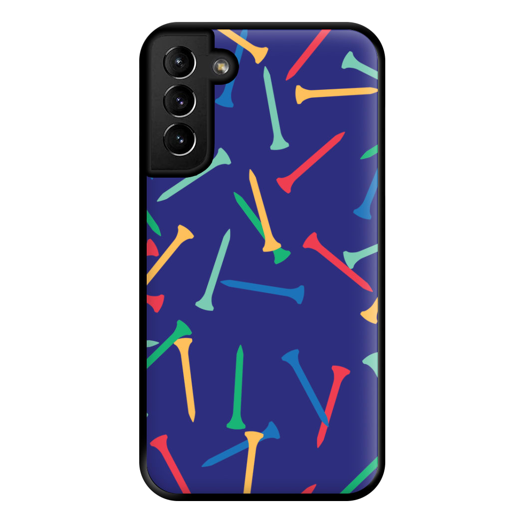 Golf Tees Pattern Phone Case for Galaxy S21 Plus