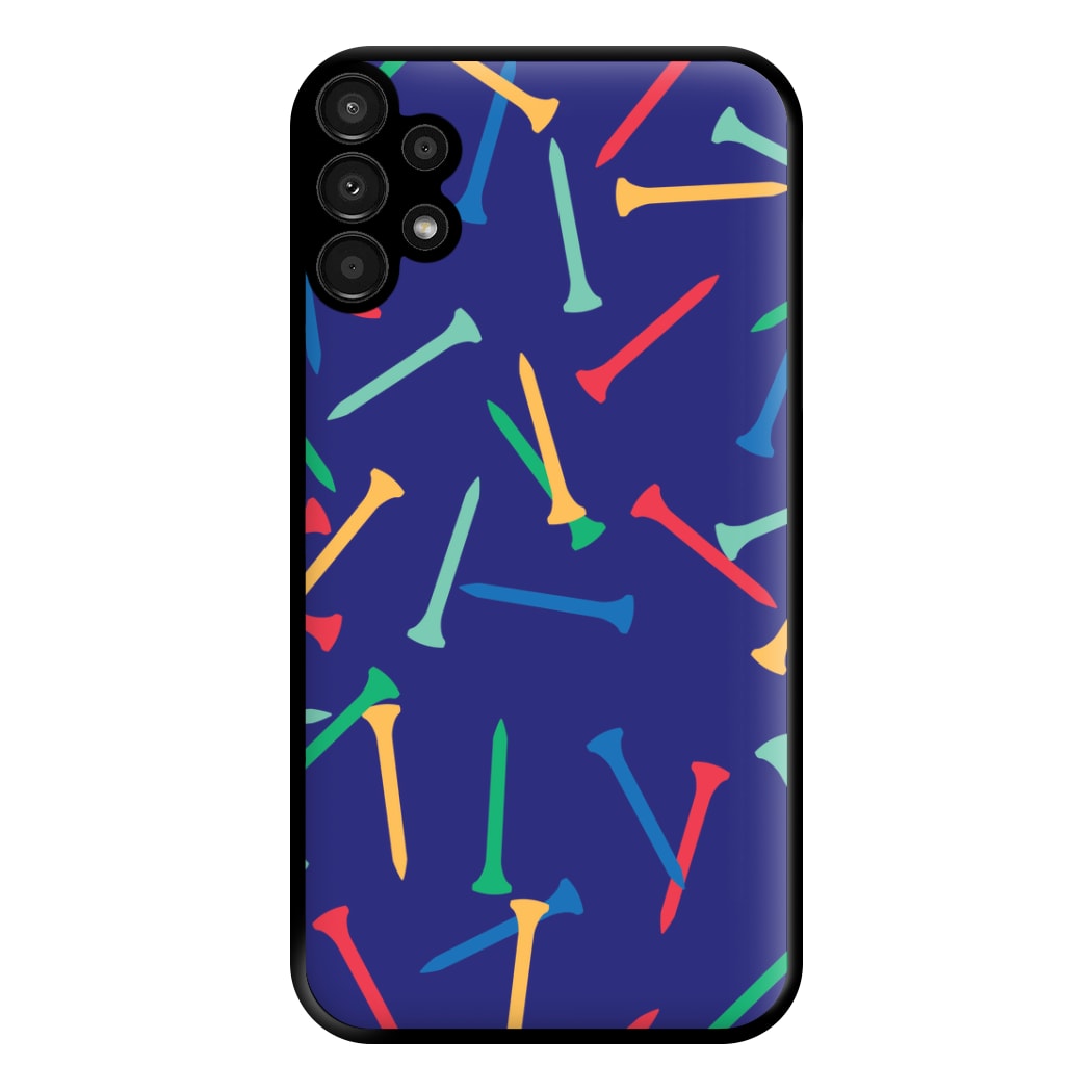 Golf Tees Pattern Phone Case for Galaxy A13