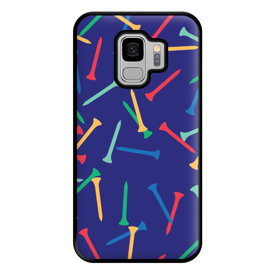 Golf Tees Pattern Phone Case for Galaxy S9 Plus