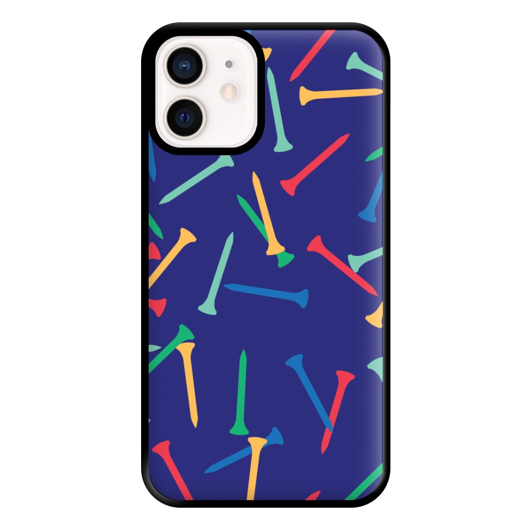 Golf Tees Pattern Phone Case for iPhone 13 Mini