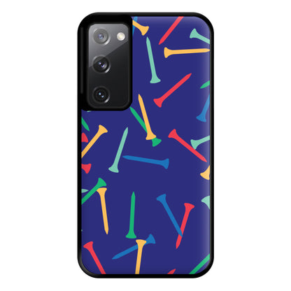 Golf Tees Pattern Phone Case for Galaxy S20FE