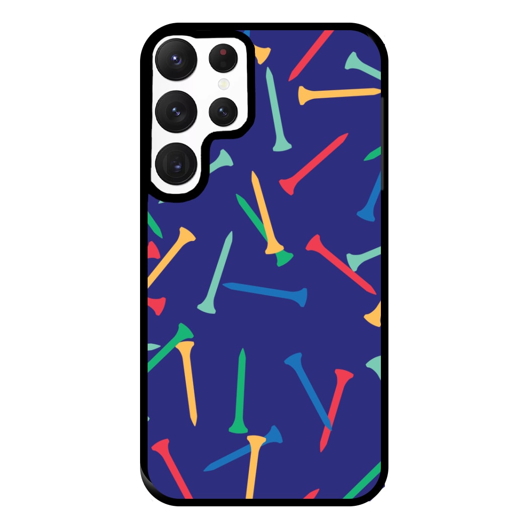 Golf Tees Pattern Phone Case for Galaxy S22 Ultra