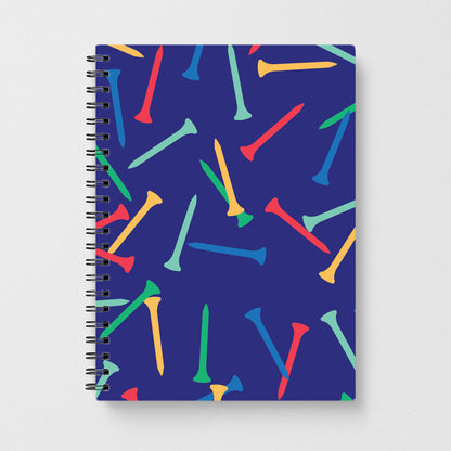 Golf Tees Pattern Notebook