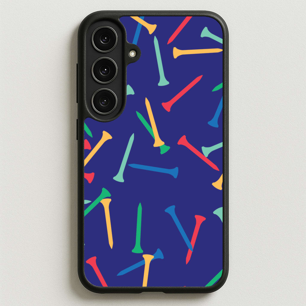 Golf Tees Pattern Phone Case for Galaxy S25FE