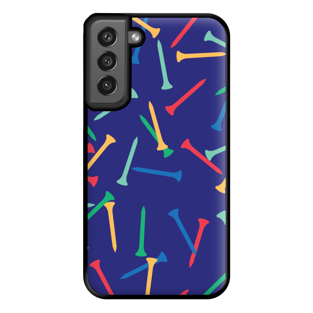 Golf Tees Pattern Phone Case for Galaxy S21FE