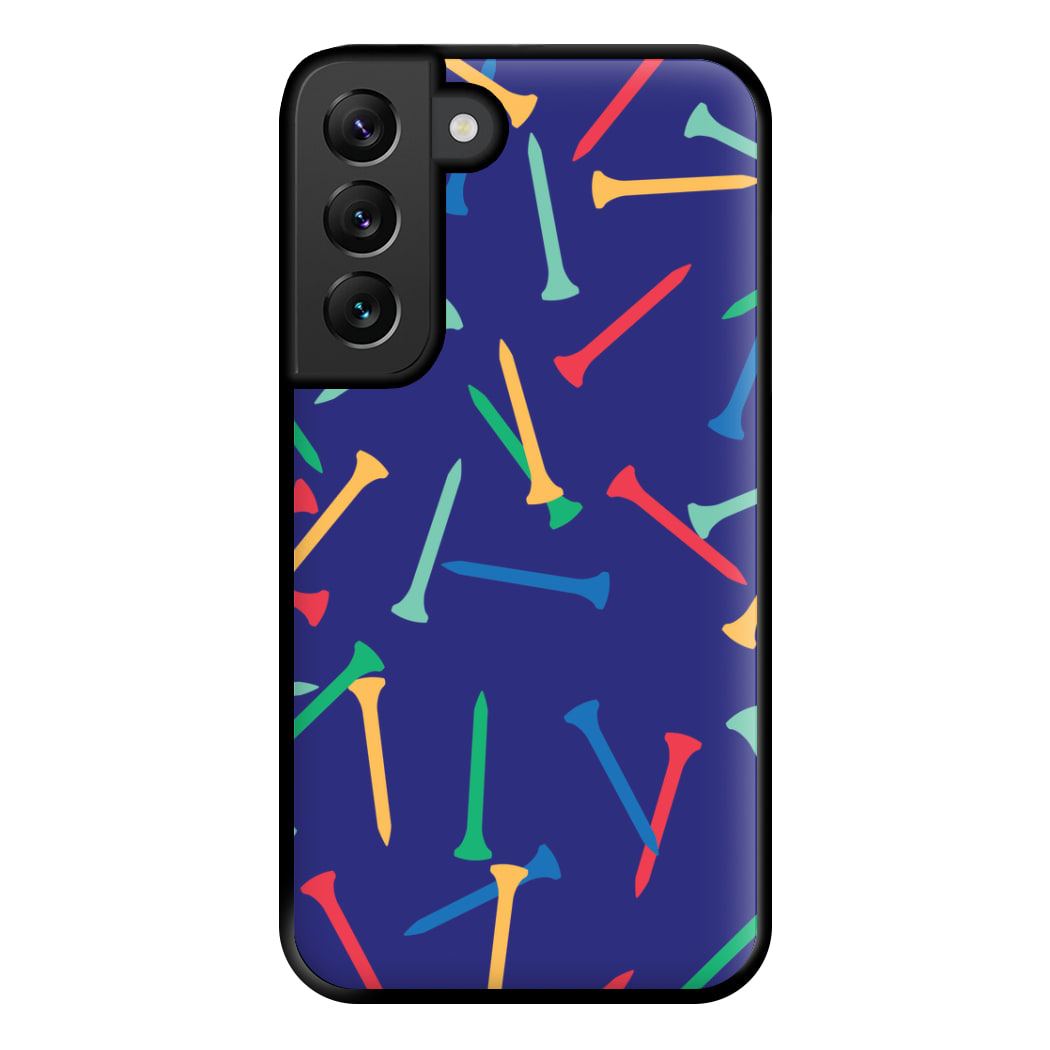 Golf Tees Pattern Phone Case for Galaxy S22 Plus