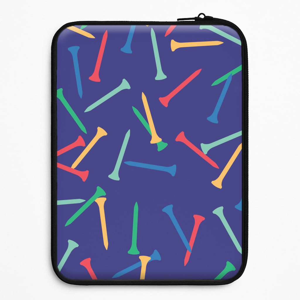 Golf Tees Pattern Laptop Sleeve