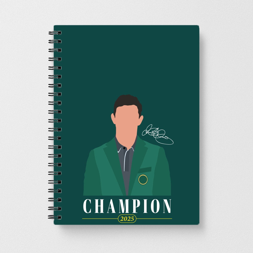 Rory Champion 2025 Signature Notebook