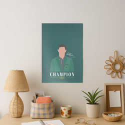 Rory Champion 2025 Signature Art Print