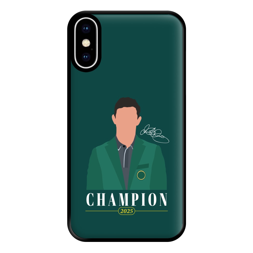 Rory Champion 2025 Signature Phone Case for iPhone XS Max