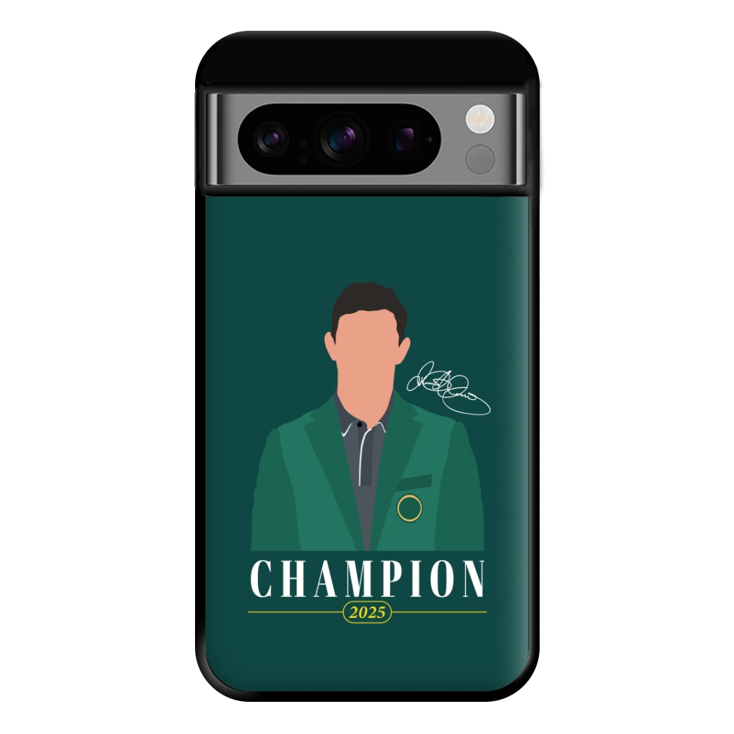 Rory Champion 2025 Signature Phone Case for Google Pixel 8 Pro