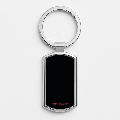 Feel Good Inc Silver Keyring