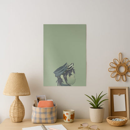 Green 2d Art Print