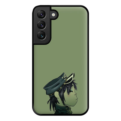 Green 2d Phone Case for Galaxy S22 Plus