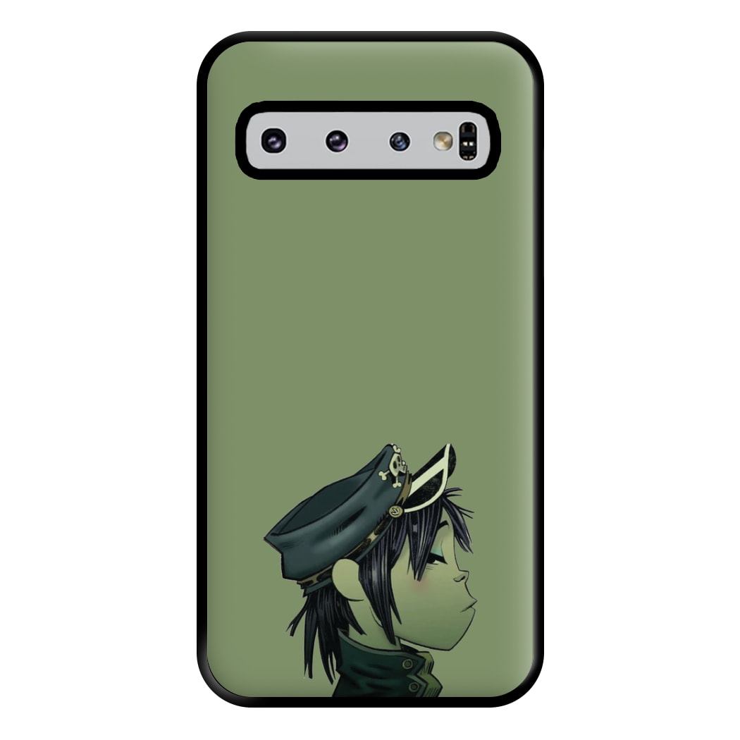 Green 2d Phone Case for Galaxy S10 Plus