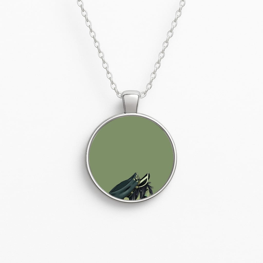 Green 2d Necklace