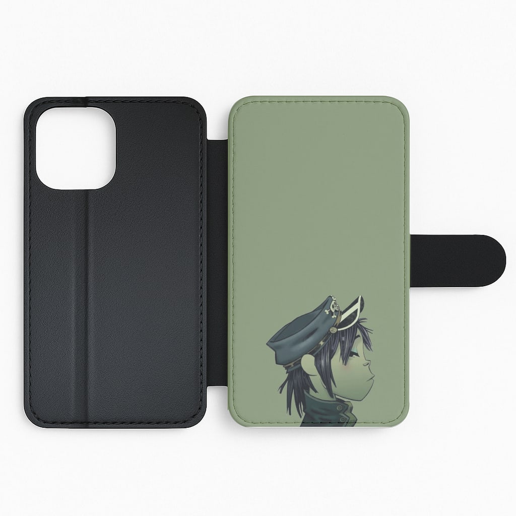 Green 2d Flip Phone Case