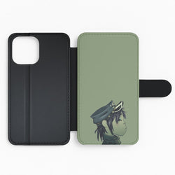 Green 2d Flip Phone Case