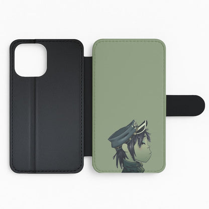 Green 2d Flip Phone Case