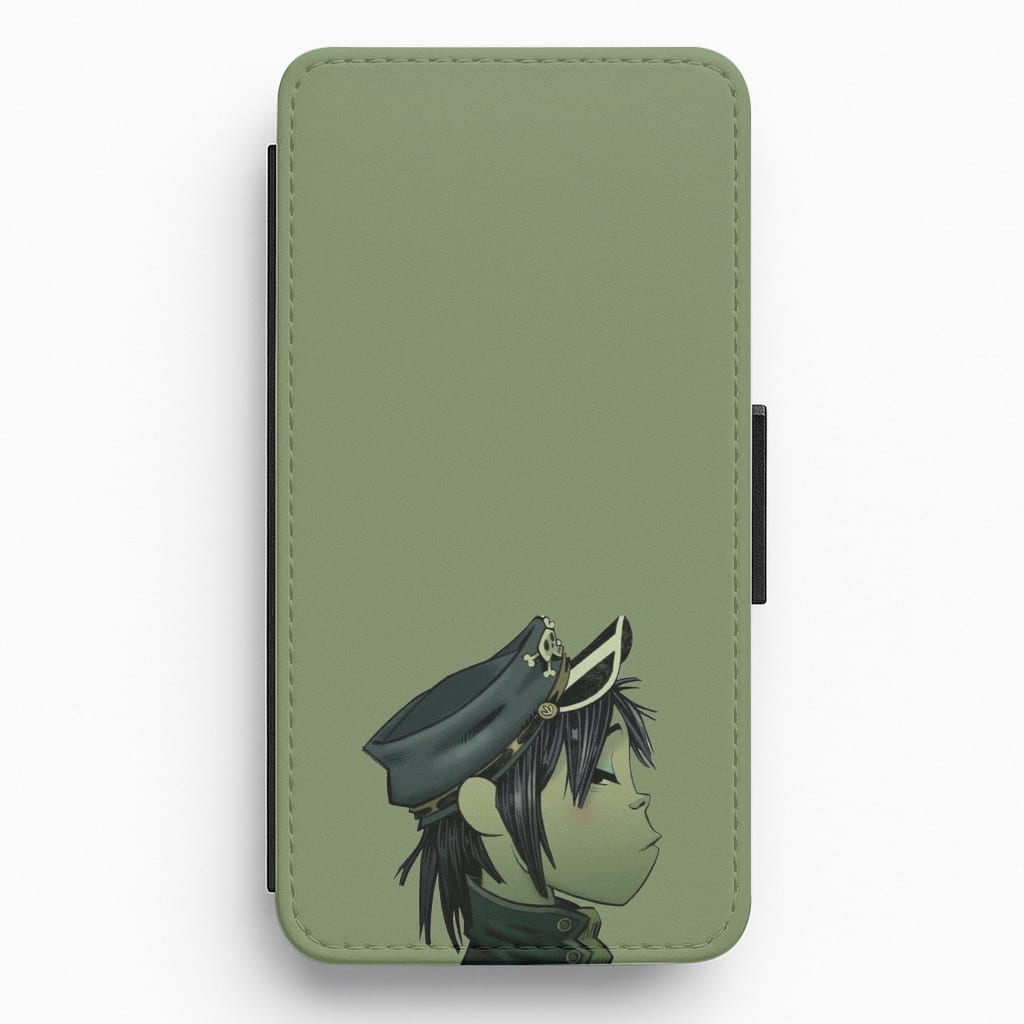 Green 2d Flip / Wallet Phone Case