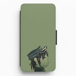 Green 2d Flip / Wallet Phone Case