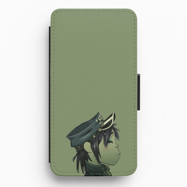 Green 2d Flip / Wallet Phone Case