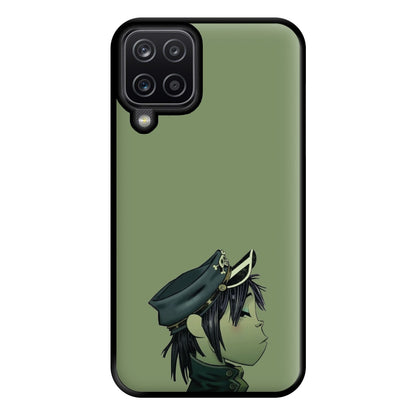 Green 2d Phone Case for Galaxy A12