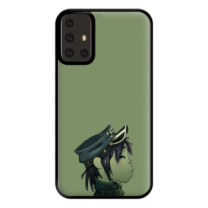 Green 2d Phone Case for Galaxy A71