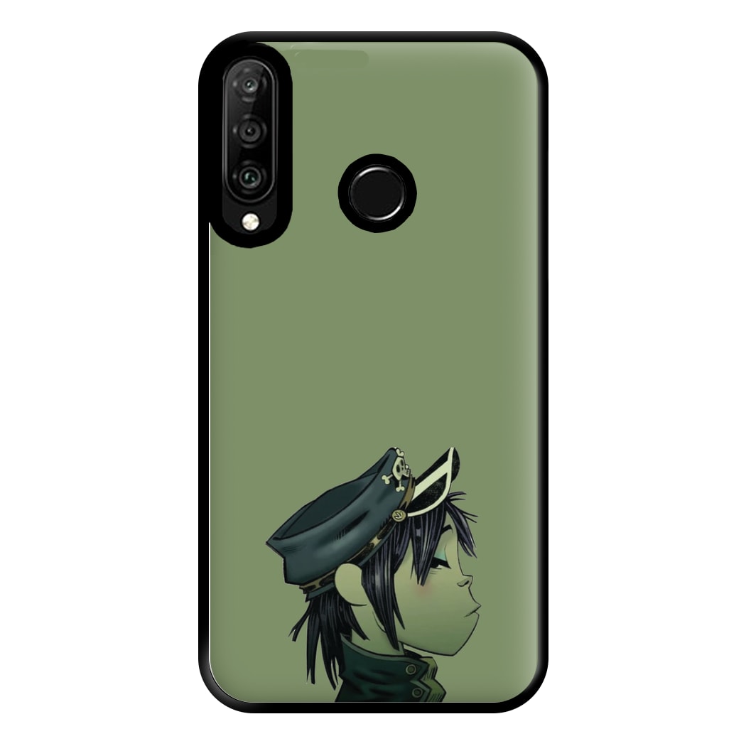 Green 2d Phone Case for Huawei P30 Lite