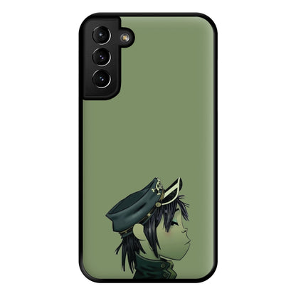 Green 2d Phone Case for Galaxy S21 Plus