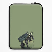 Green 2d Laptop Sleeve 1