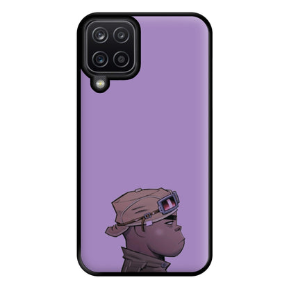 Purple 2d Phone Case for Galaxy A12