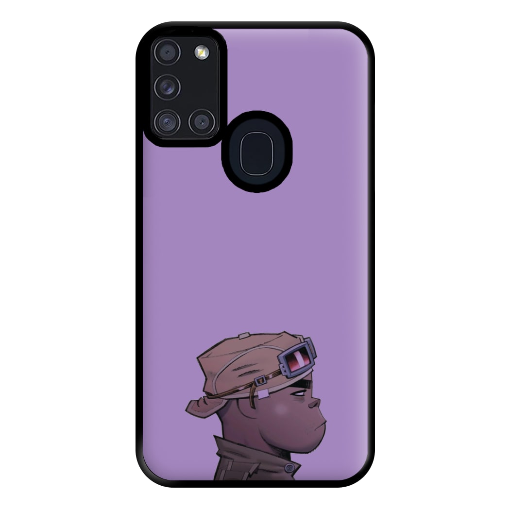 Purple 2d Phone Case for Galaxy A21s