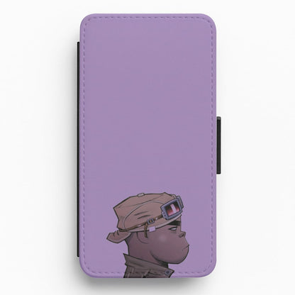 Purple 2d Flip / Wallet Phone Case