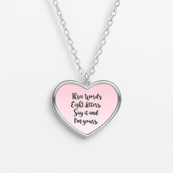 Three Words, Eight Letters - Gossip Necklace
