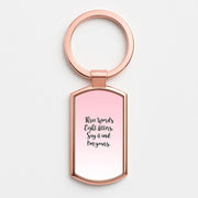 Three Words, Eight Letters - Gossip Luxury Keyring 4