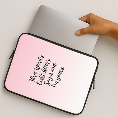 Three Words, Eight Letters - Gossip MacBook Case