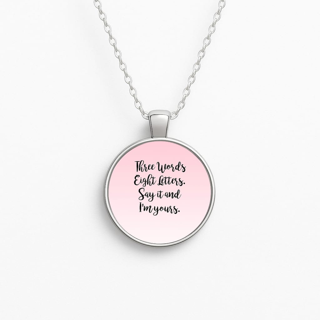Three Words, Eight Letters - Gossip Circle Necklace
